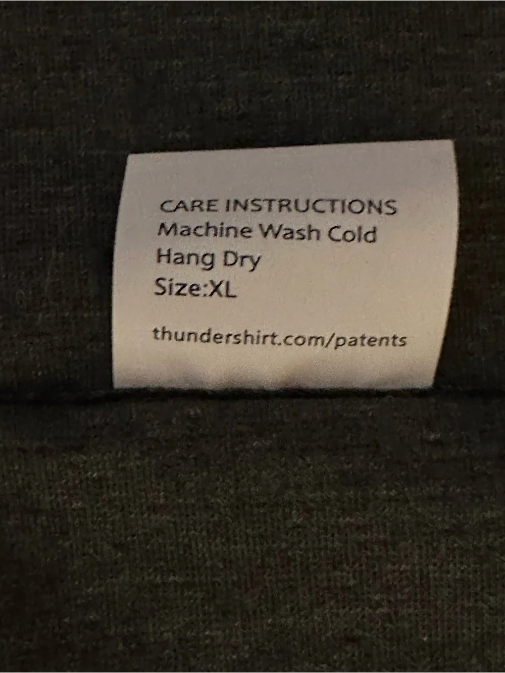 Thundershirt Dog Anxiety Wrap - Solid Gray